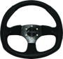 DragonFire Racing Steering Wheels - D-Shaped- Vinyl- Black- 0in offset