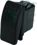 DragonFire Racing Lighted Switch On/Off Rocker Switch Green Lite