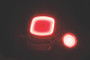 Kuryakyn Tracer LED Taillight Red Lens Without License Light