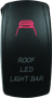 DragonFire Racing Lighted Switch Roof Led On/Off Red