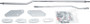 Kuryakyn 03-08 Dyna Forward Control Extenders 3in. - Chrome