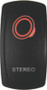 DragonFire Racing Lighted Switch Stereo On/Off Red