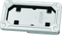 Kuryakyn Nova Side Mount License Plate Frame Gloss Chrome