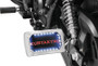 Kuryakyn Nova Curved Horizontal Mount Side License Plate Holder Chrome