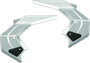 Kuryakyn Omni Frame Covers 18-20 GL1800 Chrome