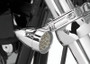 Bikers Choice Chrome Mini LED Turn Signals W/ 41 MM Clamp Universal Custom Pr