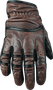 Speed and Strength Rust and Redemption Leather Gloves Brown - 2XL