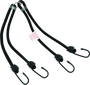 BikeMaster 24in Heavy Duty 4-Hook Bungee - Black