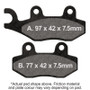 EBC 15-18 CFMOTO CF 500 US U-Force Front Left/Right SV Series Brake Pads
