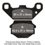 EBC 87-04 Kawasaki KSF 250 Mojave Front Left/Right FA-SFA-X Brake Pads