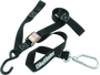 BikeMaster Tiedown 1-1/2in Swivel Softhook - Black