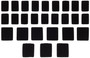 Knee Brace Velcro Set (black)