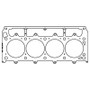 Cometic GM LSX Gen-4 Small Block V8 .040in MLX Cyl Head Gskt-4.165in Bore-1/2in and 3/8in Studs-LHS
