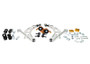 Whiteline 93-07 Subaru Impreza Front Lower Street Performance Alloy Control Arm Kit