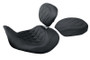 Mustang 06-17 Harley Dyna Wide Tripper Forward Passenger Seat Diamond Stitch - Black