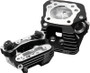 S&S Cycle 84-99 BT Super Stock Cylinder Head Kit For 3-1/2in and 3-5/8in Bore - Wrinkle Black