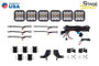 Diode Dynamics Bronco SS5 6-Pod CrossLink Grille Lightbar Kit Pro - Yellow Combo