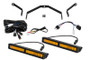 Diode Dynamics 14-21 Toyota Tundra SS12 Driving Light Kit - Amber Wide