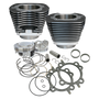 S&S Cycle 99-06 BT 97in Big Bore Cylinder Kit - Wrinkle Black