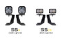 Diode Dynamics 18-21 Subaru Crosstrek Stage Series 2in LED Ditch Light Kit - Sport Yellow Combo