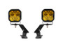 Diode Dynamics 19-21 Ford Ranger Pro SS3 LED Ditch Light Kit - Yellow Combo
