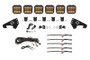 Diode Dynamics 20-Present Polaris RZR SS5 Sport CrossLink Roof - Yellow Combo Lightbar Kit