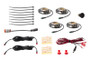 Diode Dynamics RGBW Footwell Strip Kit 4pc Multicolor