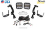 Diode Dynamics Stage Series Ditch Light Kit for 2019-Present Ram C2 Sport - White Combo