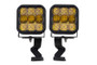 Diode Dynamics 2022 Toyota Tundra SS5 Pro Stage Series Ditch Light Kit - Yellow Combo