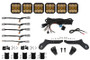 Diode Dynamics 17-20 Ford Raptor SS5 Grille CrossLink Lightbar Kit - Yellow Pro Combo