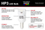 Diode Dynamics 194 LED Bulb HP3 LED Warm - White Set of 12