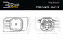 Diode Dynamics SS3 Type CH LED Fog Light Kit Pro ABL - White SAE Fog
