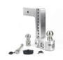 Weigh Safe 10in Drop Hitch w/Built-in Scale & 3in Shank (10K/21K GTWR) w/WS05 - Aluminum