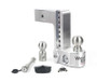 Weigh Safe 8in Drop Hitch w/Built-in Scale & 3in Shank (10K/21K GTWR) w/WS05 - Aluminum