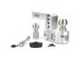 Weigh Safe 4in Drop Hitch w/Built-in Scale & 2in Shank (10K/12.5K GTWR) w/WS05 - Aluminum