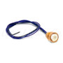 Letric Lighting Royal Flush G2 LED Sealed Gold Anodized Body - Red/Amber