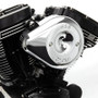 S&S Cycle 2017+ M8 Models Stealth Air Cleaner Kit w/ Chrome Teardrop Cover