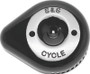 S&S Cycle Stealth Slasher Teardrop Air Cleaner Cover - Gloss Black