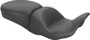 Mustang 08-21 Harley Electra Glide, Rd Glide, Rd King, Str Glide Lowdown Touring 1PC Seat - Black