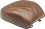 Mustang 18-21 Harley Fat Boy Wide Tripper Passenger Seat Diamond Stitch - Brown