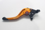 CRG 05-06 Kawasaki ZX6R/RR /04-20 Suzuki GSXR600-1000R/ 06-17 Triumph RC2 Brake Lever- Short Gold
