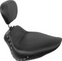 Mustang 02-09 Honda VTX1300 Retro, S & T Wide Touring 2PC Seat - Black