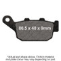 EBC 11-14 Honda CBR 250 R Model Rear Left/Right FA-SFA-TT-X Brake Pads