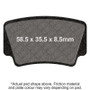 EBC 09-12 KTM SX 450 Rear Left/Right R Series Sintered Brake Pads