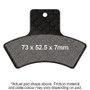 EBC 99-00 Polaris Trail Blazer 250 Rear Left FA-SFA-TT-X Brake Pads