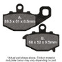 EBC 1993 Kawasaki ZR 550 Zephyr Rear Left/Right Sintered R/HH Brake Pads