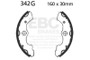 EBC 86-89 Honda TRX 350 Fourtrax Foreman Front Left/Right Sintered HH/R Brake Pads