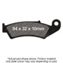 EBC 94-95 Honda RVF 750 RR RC 45 Rear Left FA-SFA-TT-X Brake Pads