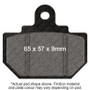 EBC 85-87 Honda FL 350 R Odyssey Rear Left R Series Sintered Brake Pads