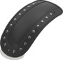Mustang 00-17 Harley Softail FLSTS, FLSTN, FLSTC w/Stud Plate Fender Bib w/Studs - Black